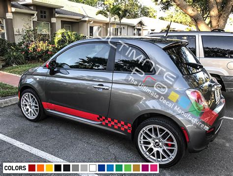 fiat 500 stripes.